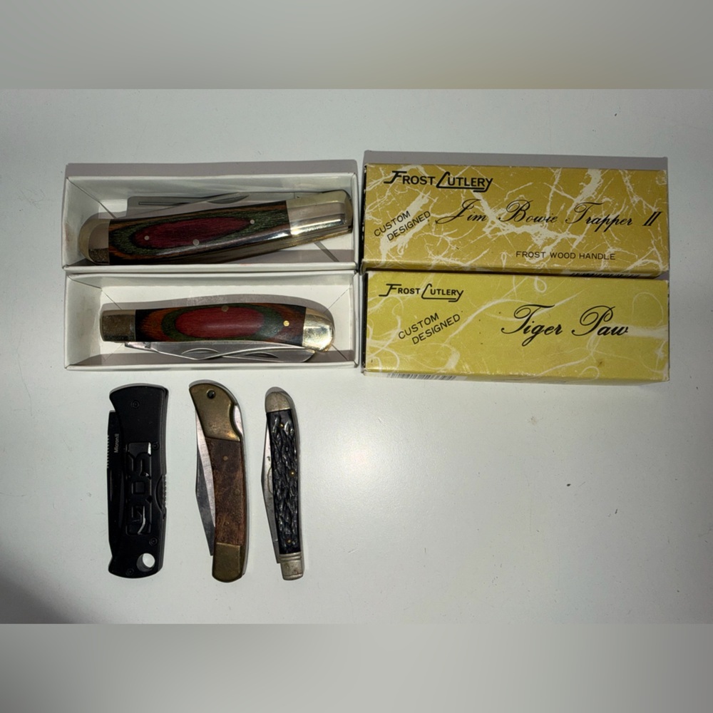 Antique Knives 5 Total
